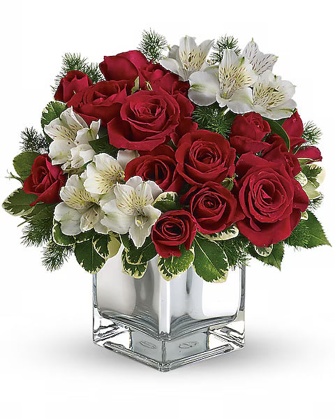 red roses and white flowers vibrant bouquets
