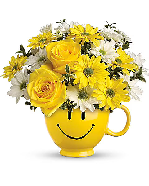 Teleflora's Be Happy® Bouquet with Roses