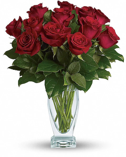 Bouquet of red roses 